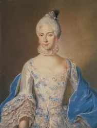 Porträt von Joanna Florentine Muhl, 1766